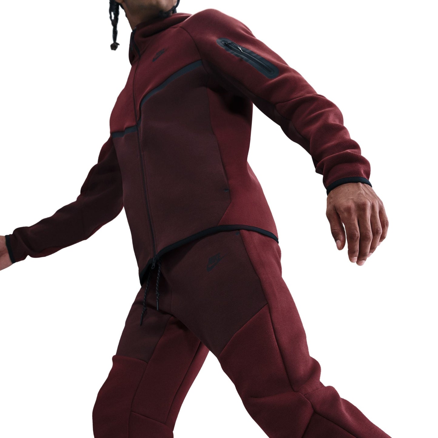 Nike Men's Tech Fleece Joggers - Dark Team Red Denim Exchange
