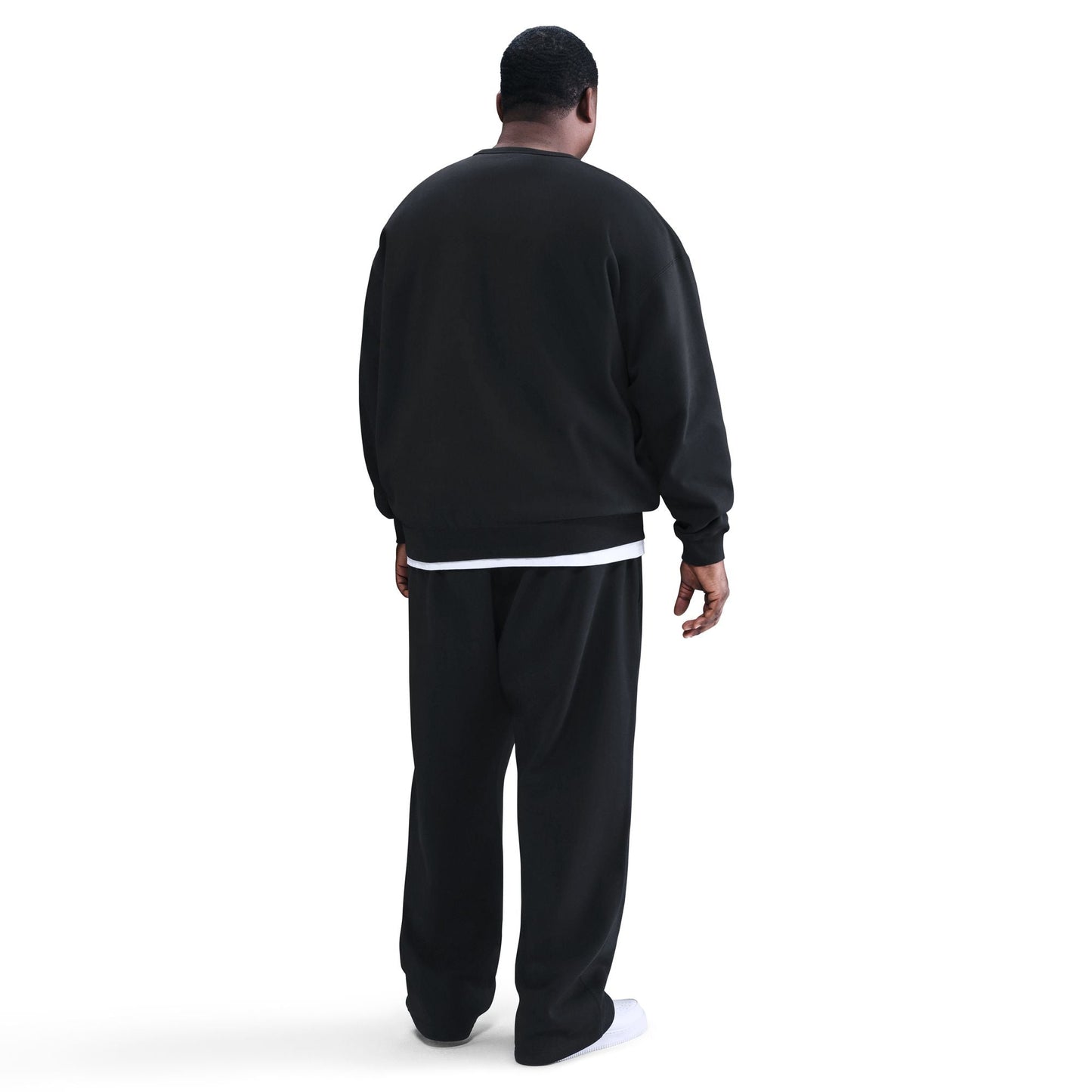 Nike Mens Solo Swoosh Crewneck - Black Denim Exchange