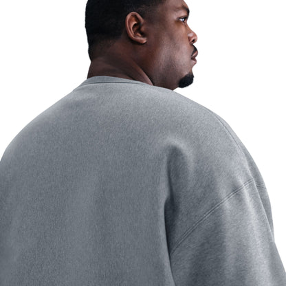 Nike Mens Heavyweight Solo Swoosh Crewneck - Dark Grey Denim Exchange
