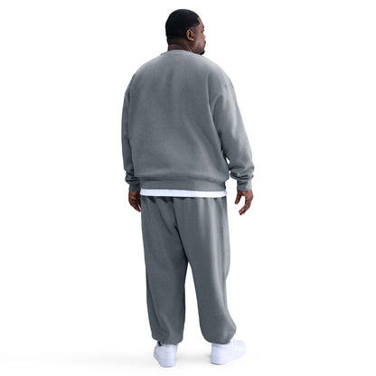 Nike Mens Heavyweight Solo Swoosh Crewneck - Dark Grey Denim Exchange