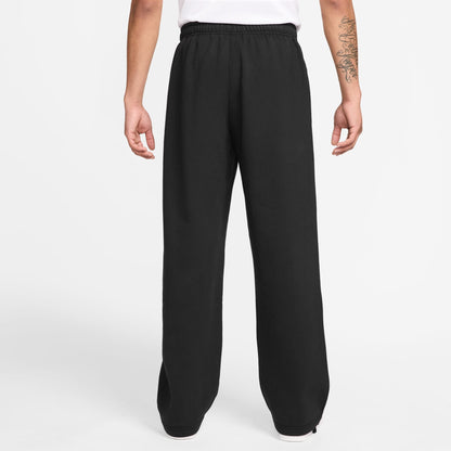 Nike Mens Solo Swoosh Open Hem Sweatpants - Black Denim Exchange