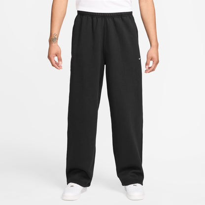 Nike Mens Solo Swoosh Open Hem Sweatpants - Black Denim Exchange