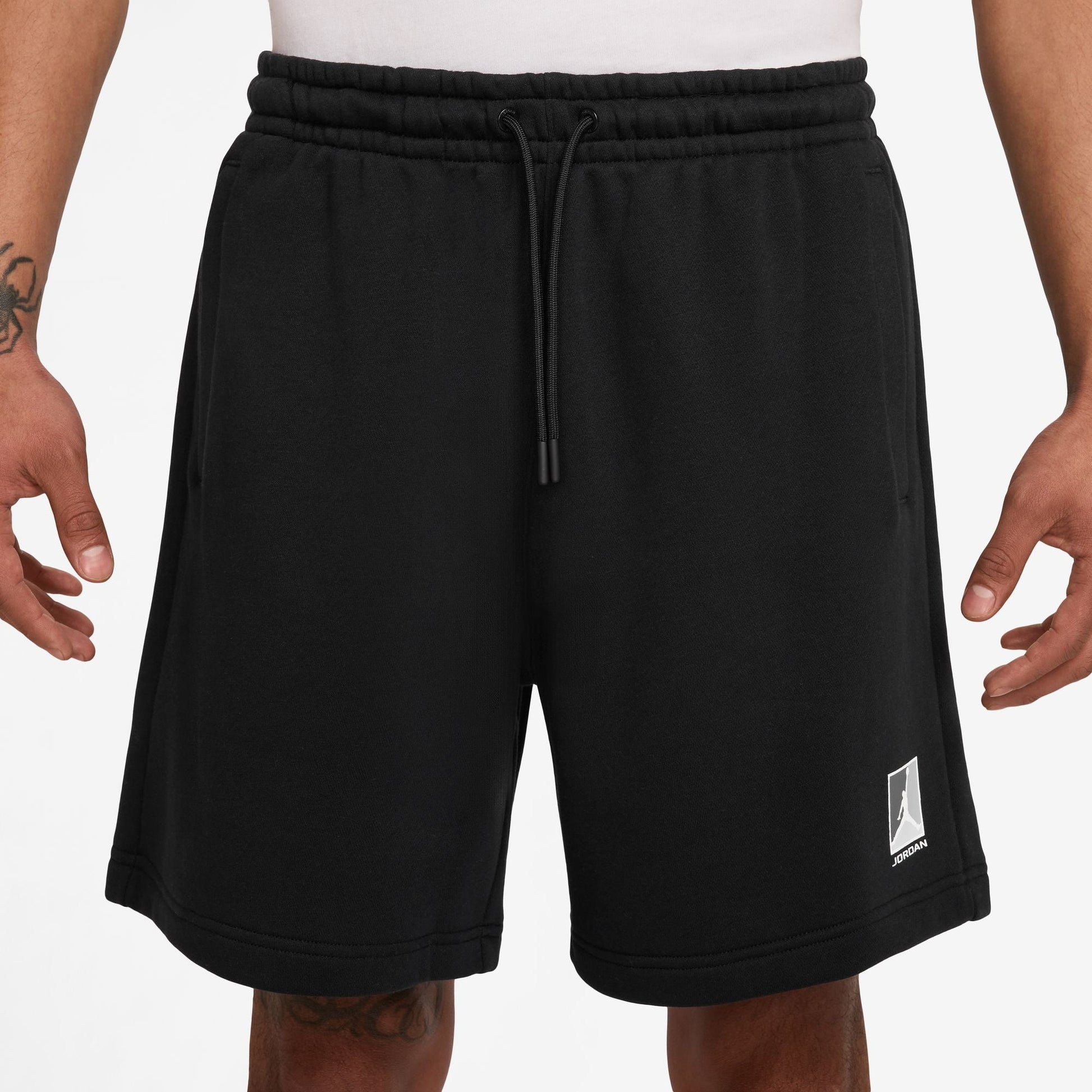 Air Jordan Mens Brooklyn Fleece Shorts - Black Denim Exchange