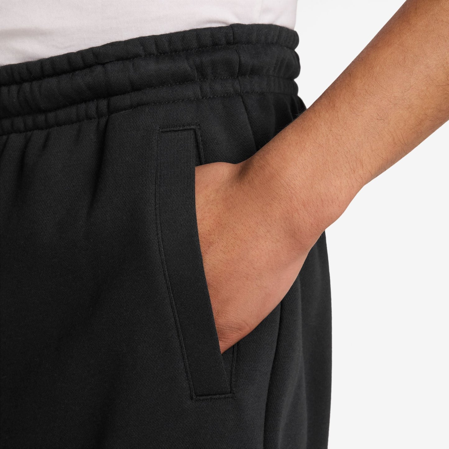 Air Jordan Mens Brooklyn Fleece Shorts - Black Denim Exchange