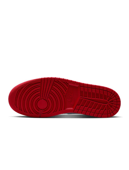 Air Jordan Men's 1 Mid SE - Black/Varsity Red Denim Exchange