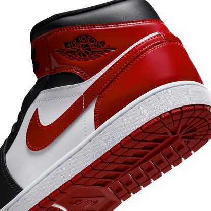 Air Jordan Men's 1 Mid SE - Black/Varsity Red Denim Exchange