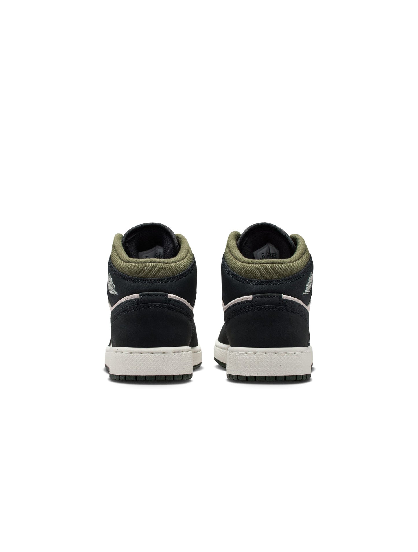 Air Jordan Big Kids 1 Mid- Light Orewood Brown Denim Exchange