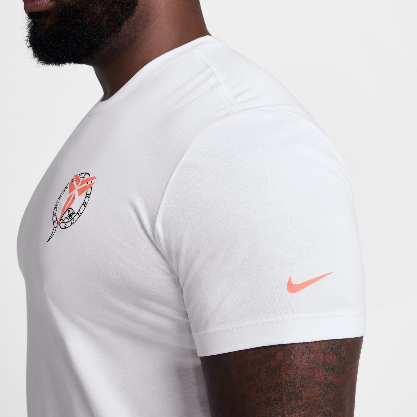 Nike Mens Kobe Stockings Tee - White Denim Exchange