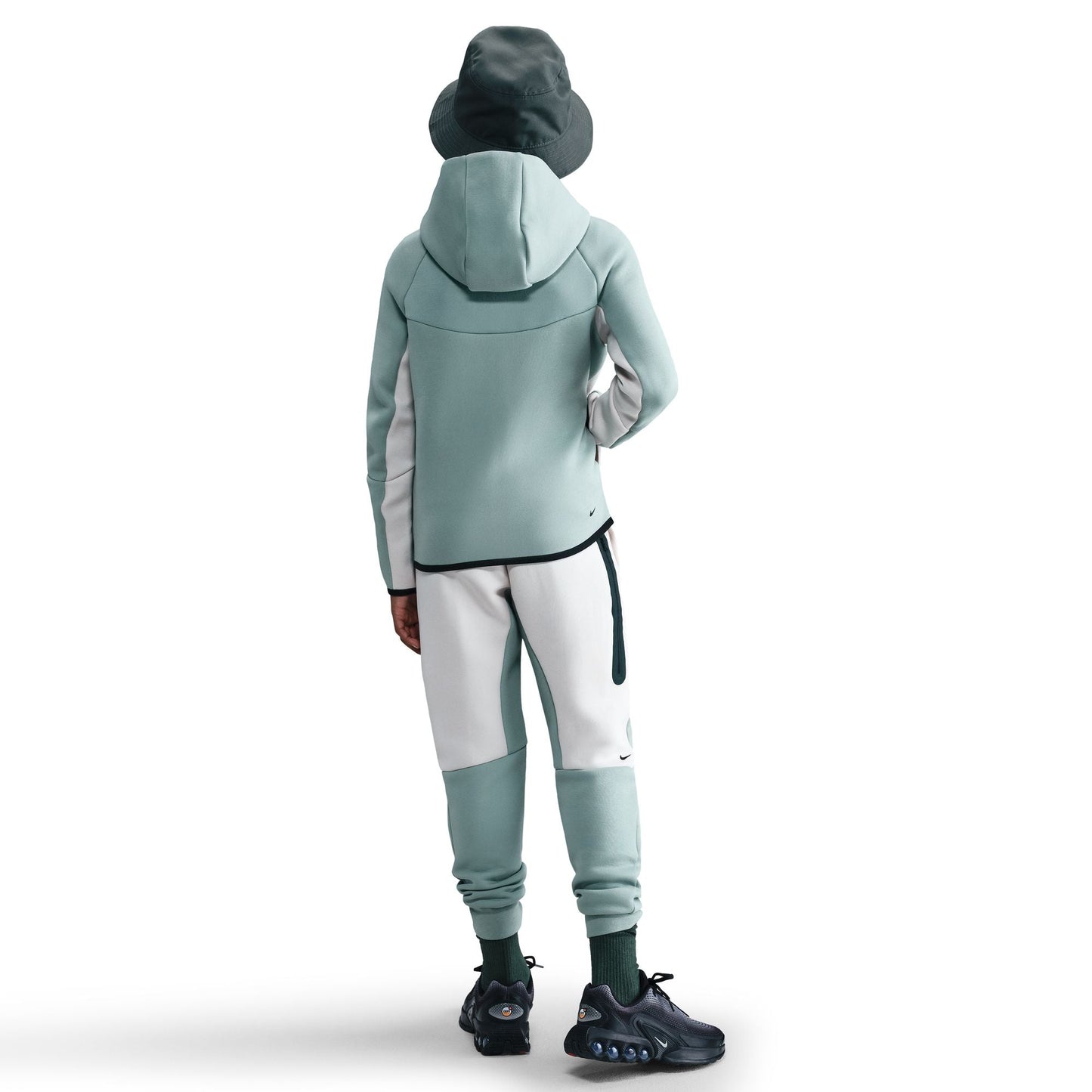 Nike Big Kids Sportswear Tech Fleece Hoodie - Dusty Sage Denim Exchange