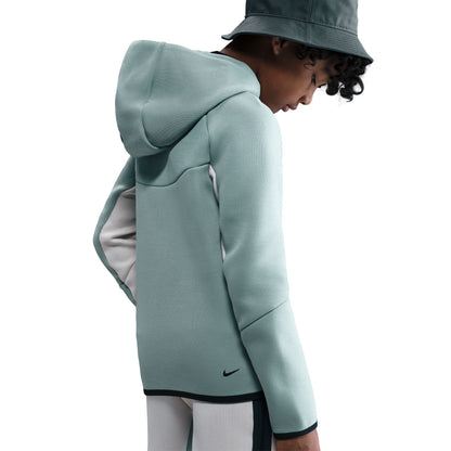 Nike Big Kids Sportswear Tech Fleece Hoodie - Dusty Sage Denim Exchange