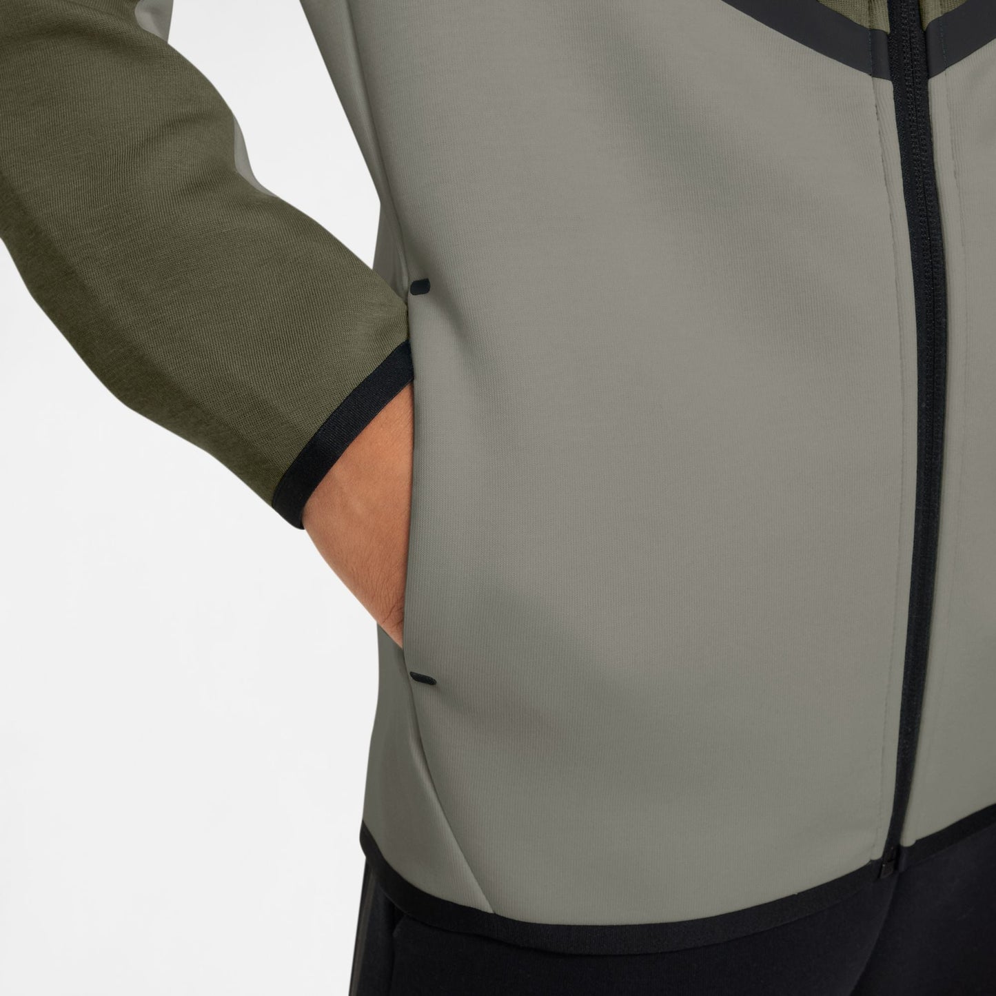 Nike Big Kids Sportswear Tech Fleece Jacket - Medium Olive Denim Exchange