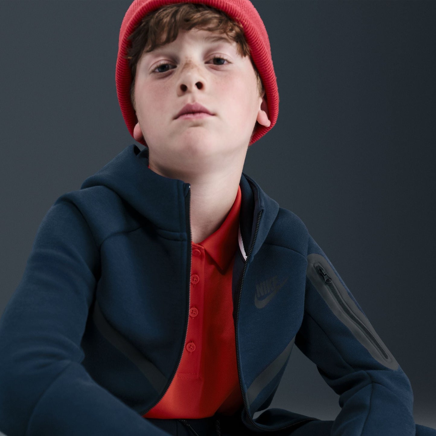 Nike Big Kids Sportswear Tech Fleece Hoodie - Obsidian Denim Exchange