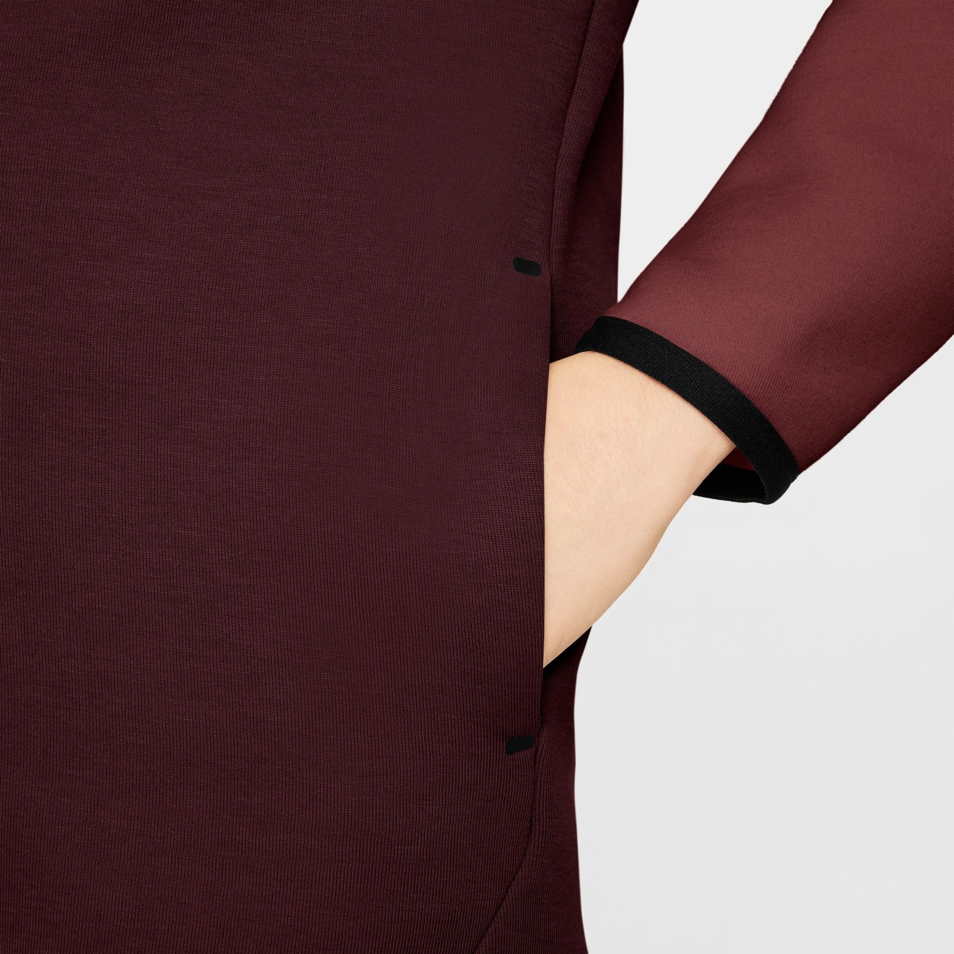 Nike Big Kids Sportswear Tech Fleece Hoodie - Burgundy Crush Denim Exchange
