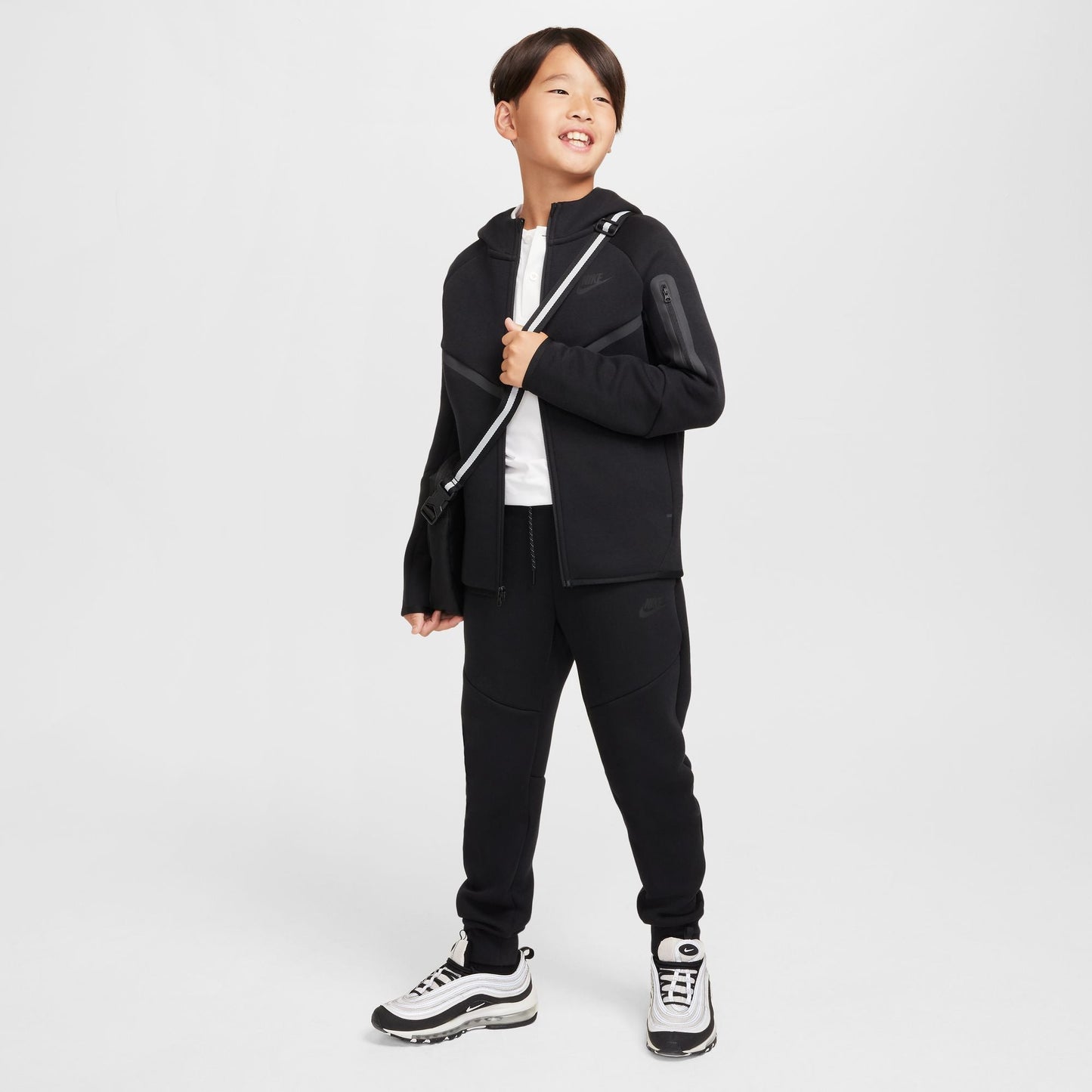 Nike Big Kids Sportswear Tech Fleece Joggers - Black Denim Exchange