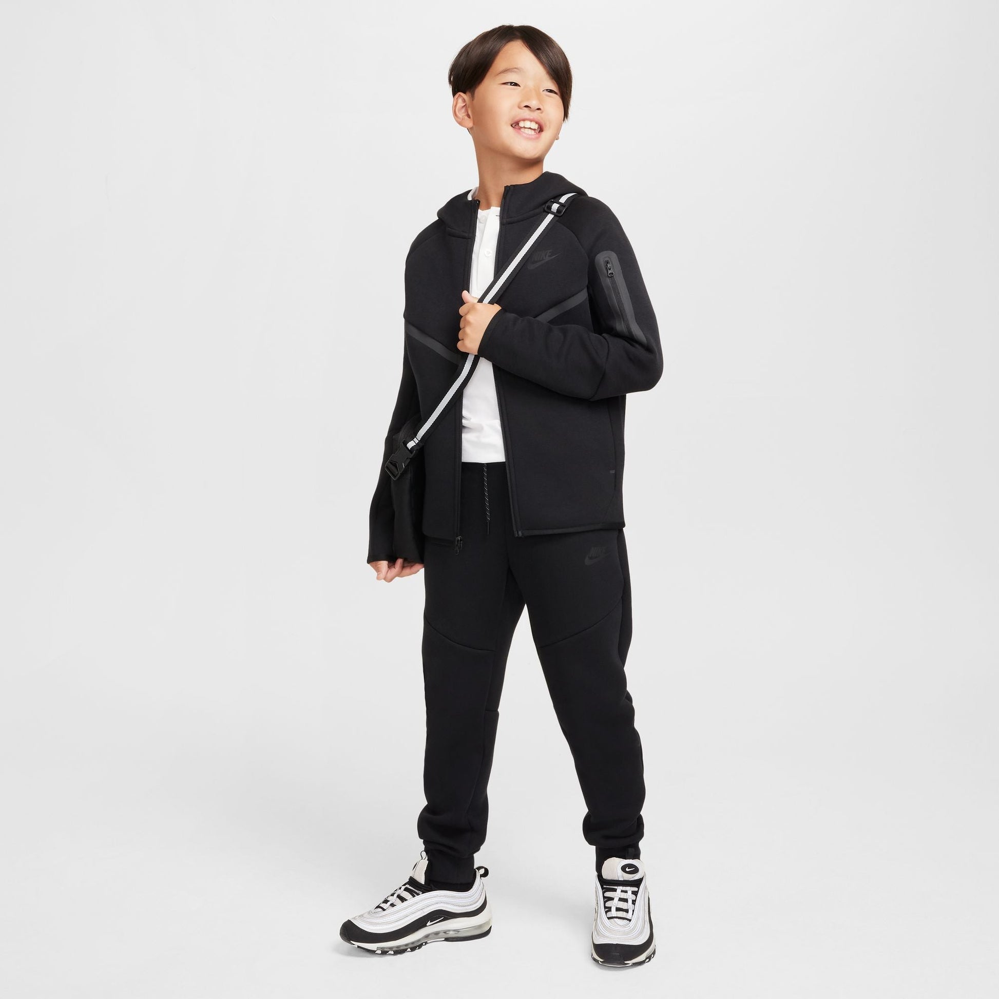 Nike Big Kids Sportswear Tech Fleece Joggers - Black Denim Exchange