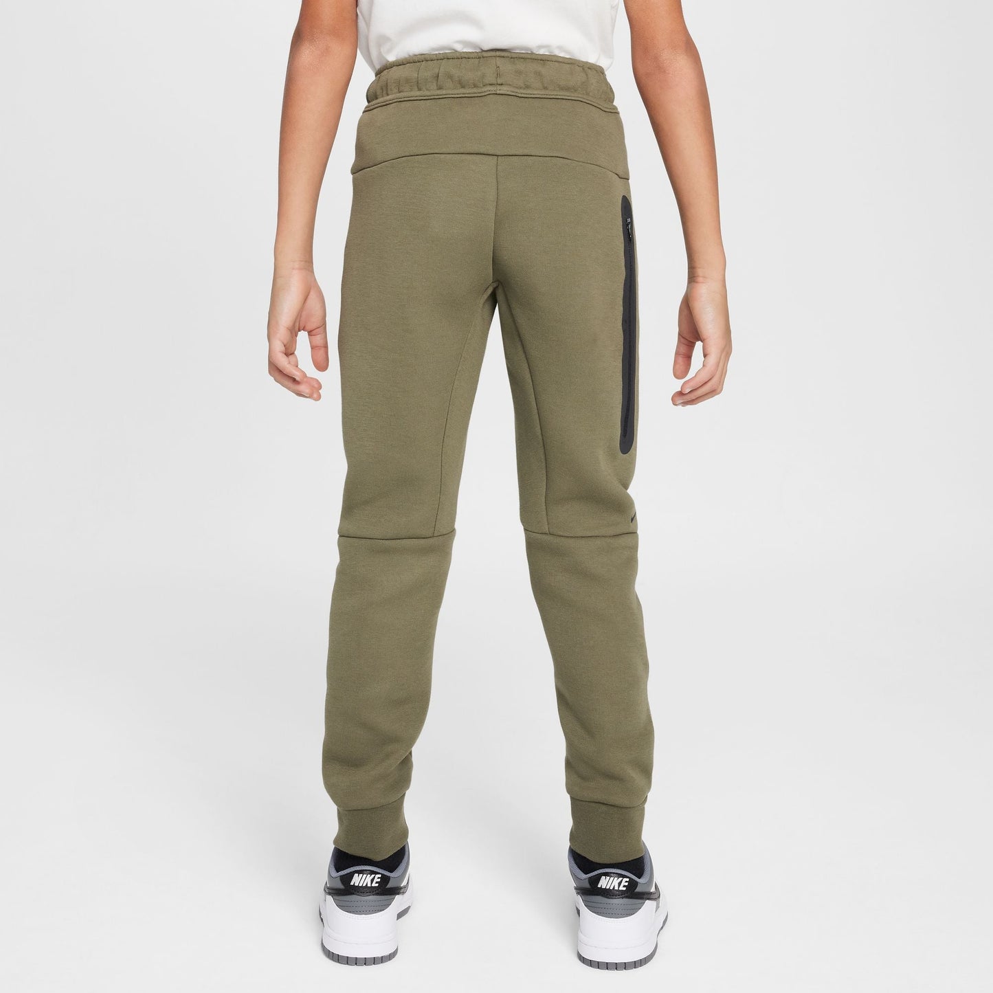 Nike Big Kids Tech Fleece Joggers - Medium Olive Denim Exchange