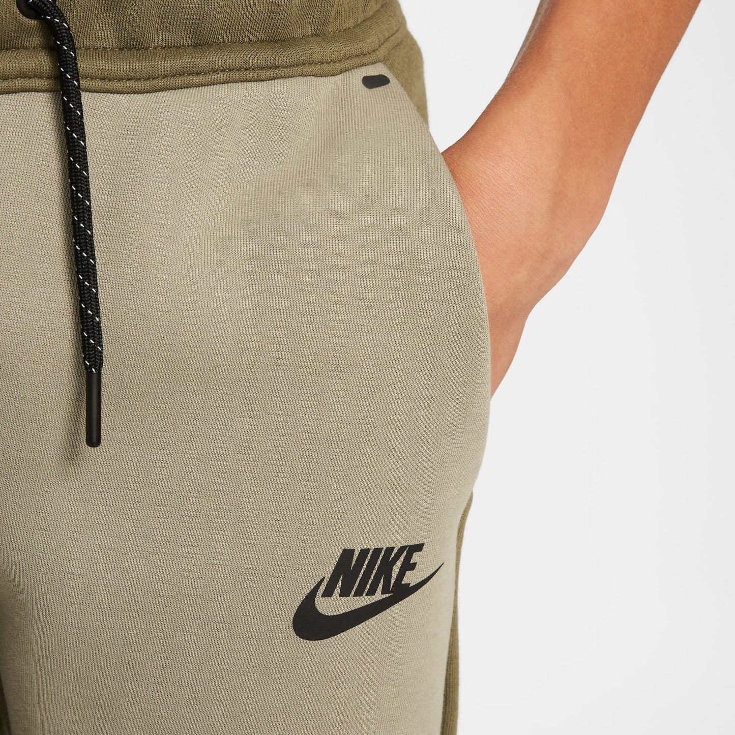 Nike Big Kids Tech Fleece Joggers - Medium Olive Denim Exchange