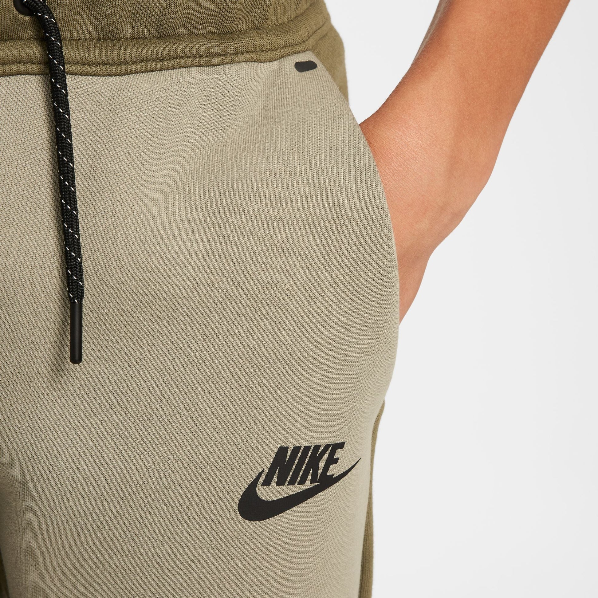 Nike Big Kids Tech Fleece Joggers - Medium Olive Denim Exchange