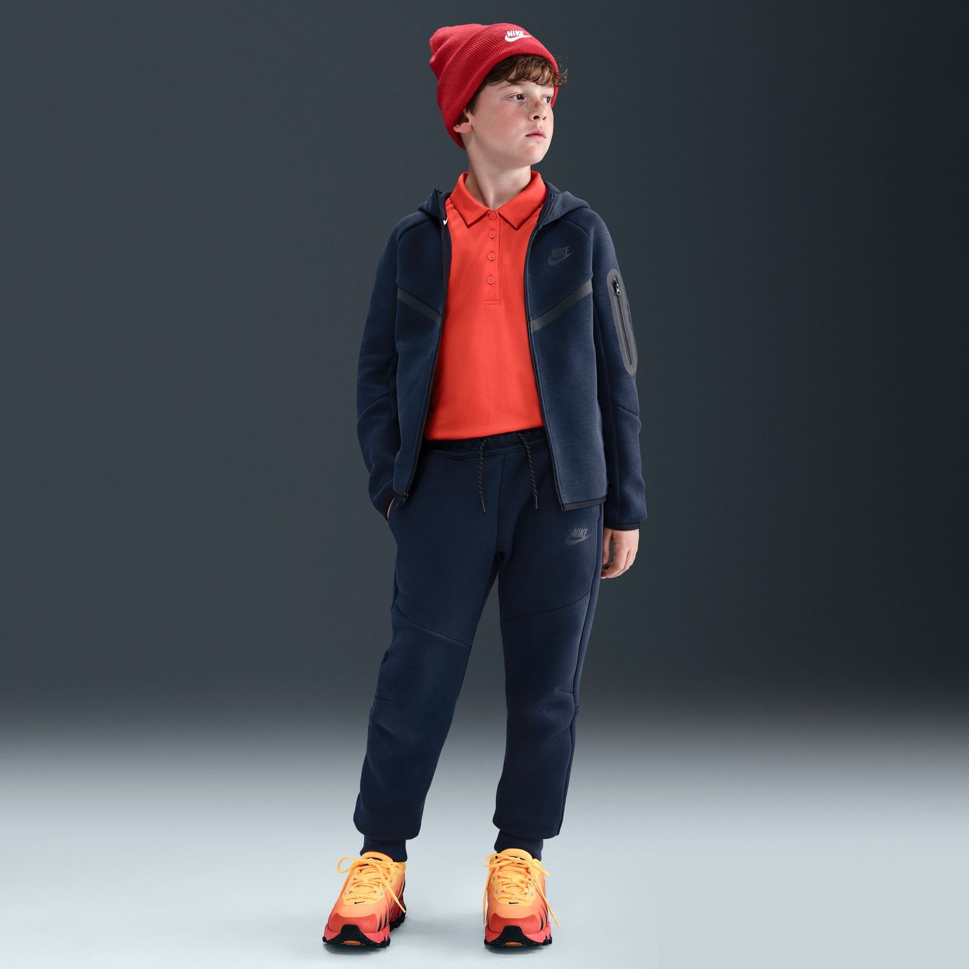 Nike Big Kids Tech Fleece Joggers - Navy Denim Exchange