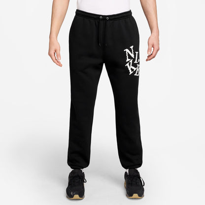 Nike Mens Cuffed Fleece Joggers - Black Denim Exchange