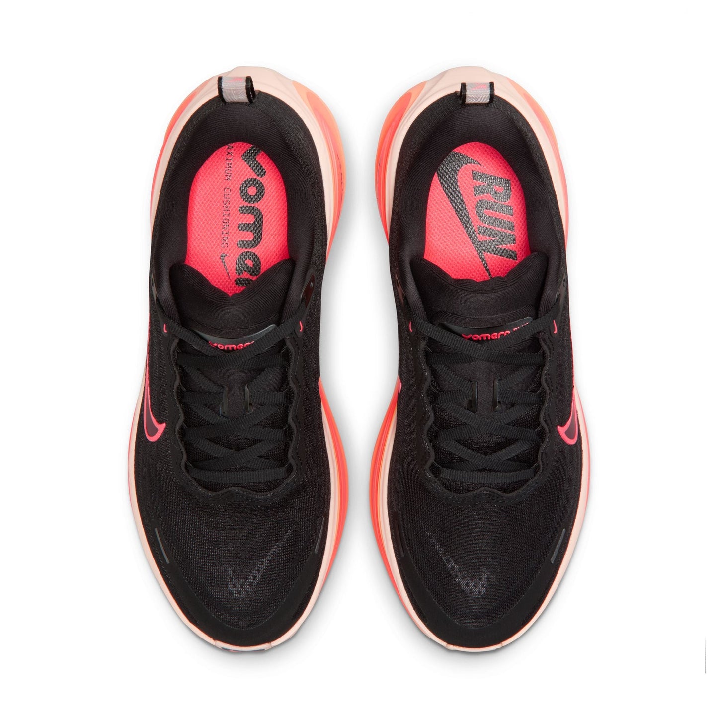 Nike Womens Vomero Plus - Black/Hot Lava Denim Exchange