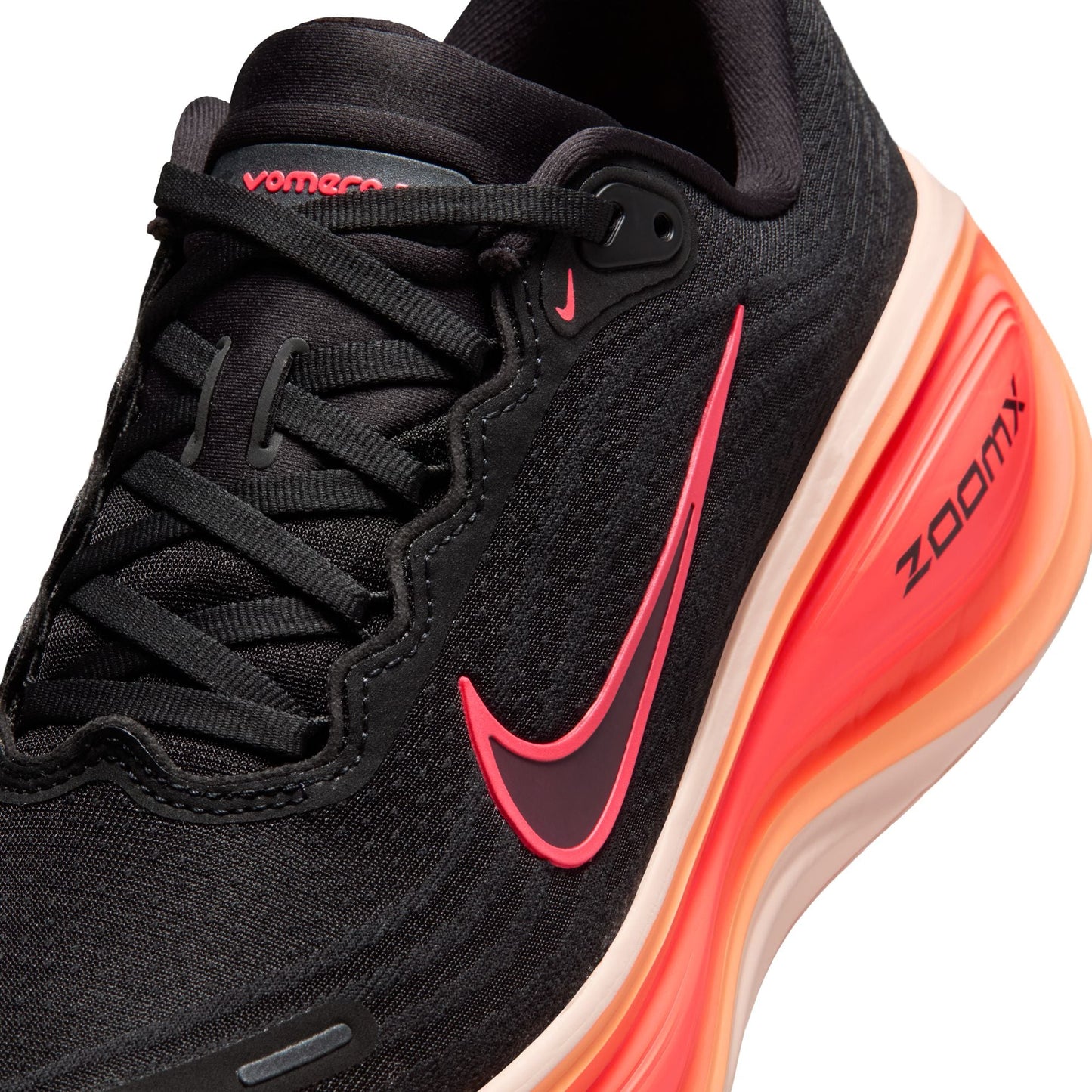 Nike Womens Vomero Plus - Black/Hot Lava Denim Exchange
