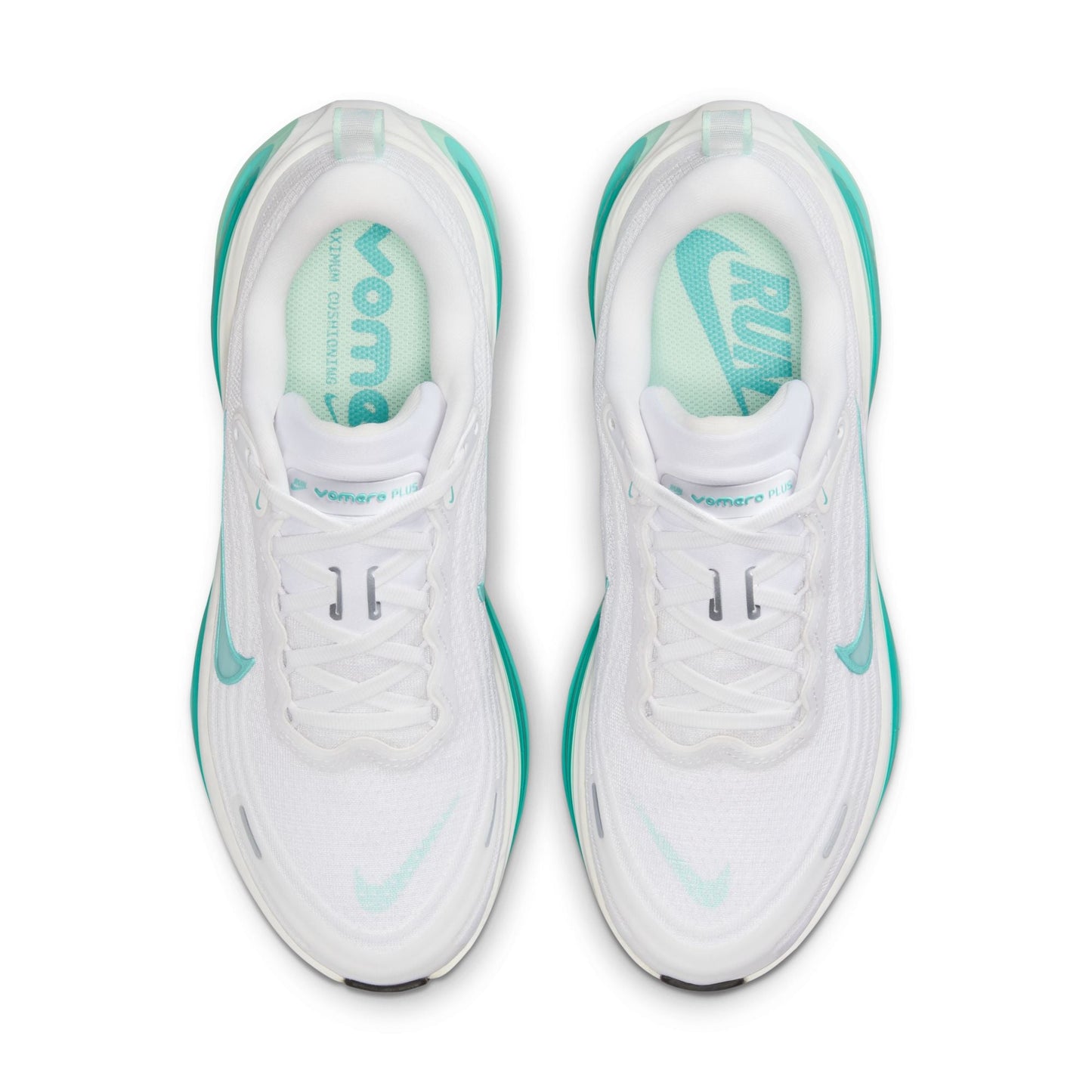 Nike Womens Vomero Plus - White/Bleached Turqouise Denim Exchange