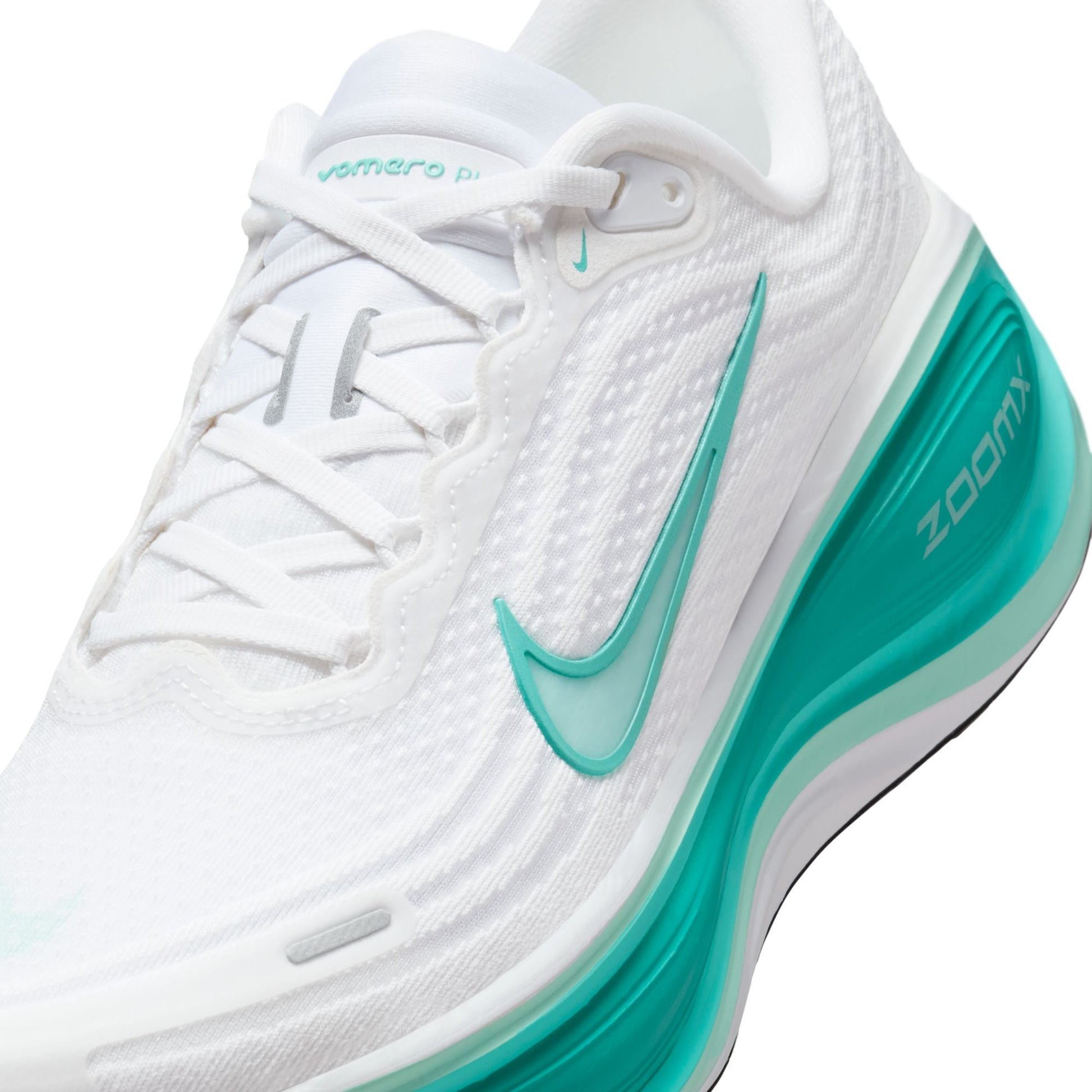 Nike Womens Vomero Plus - White/Bleached Turqouise Denim Exchange