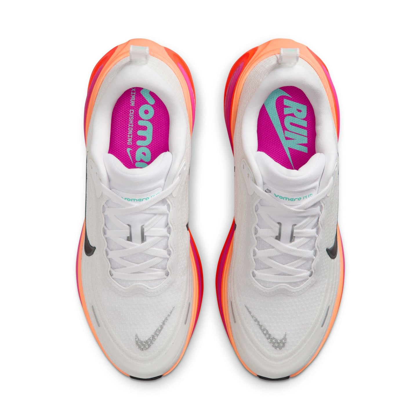 Nike Womens Vomero Plus - White/Fire Pink Denim Exchange