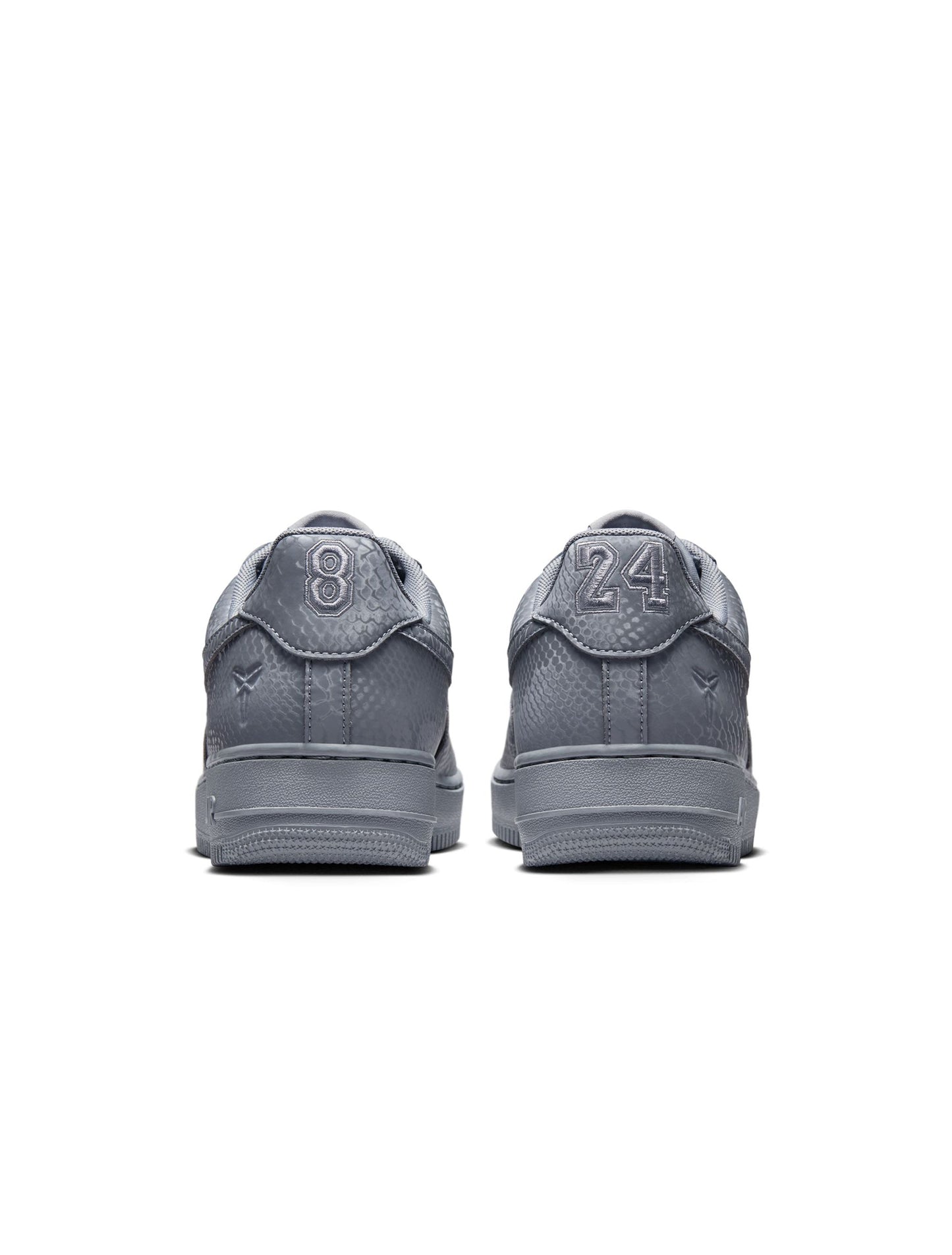 Nike Mens Kobe Air Force 1 Low - Wolf Grey Denim Exchange