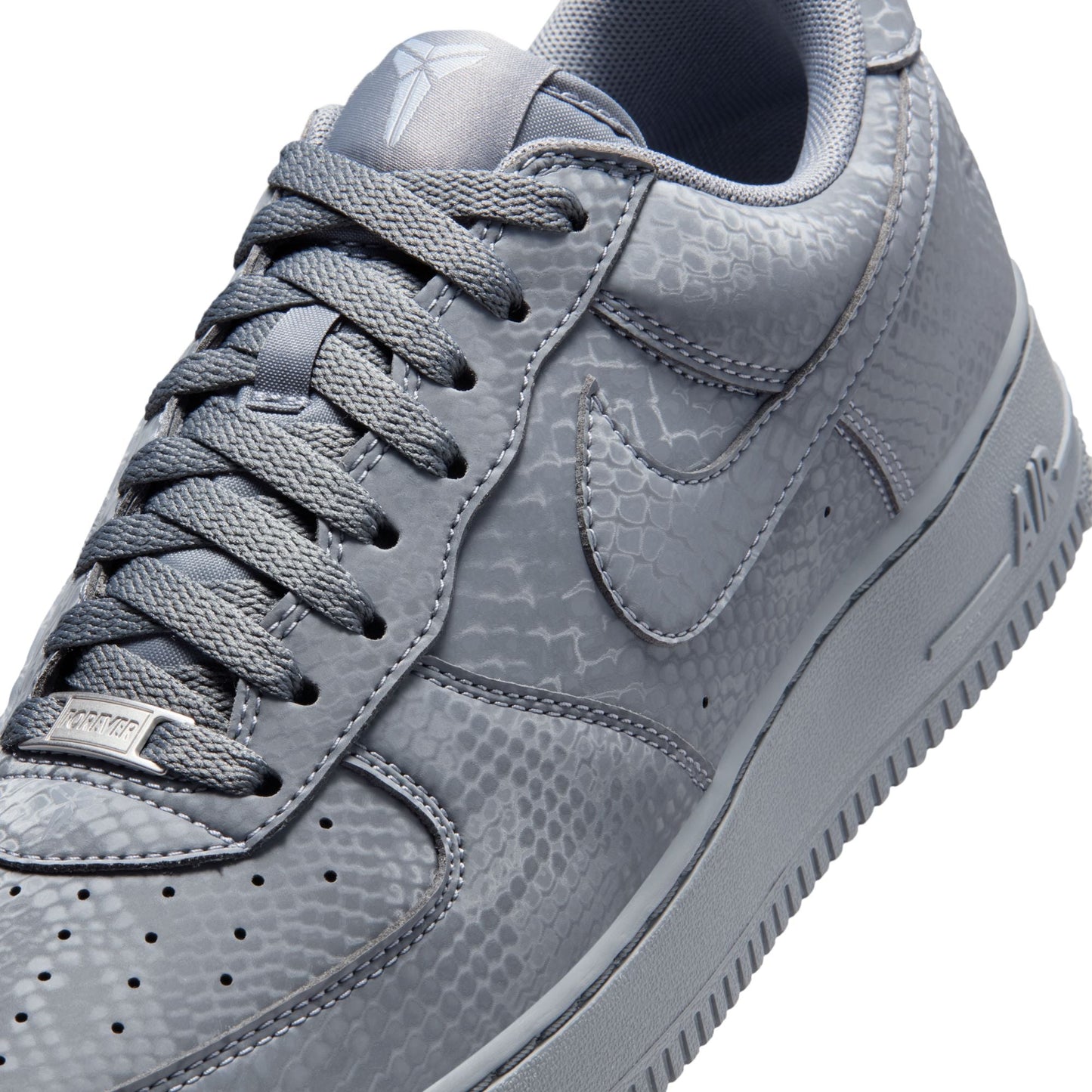 Nike Mens Kobe Air Force 1 Low - Wolf Grey Denim Exchange