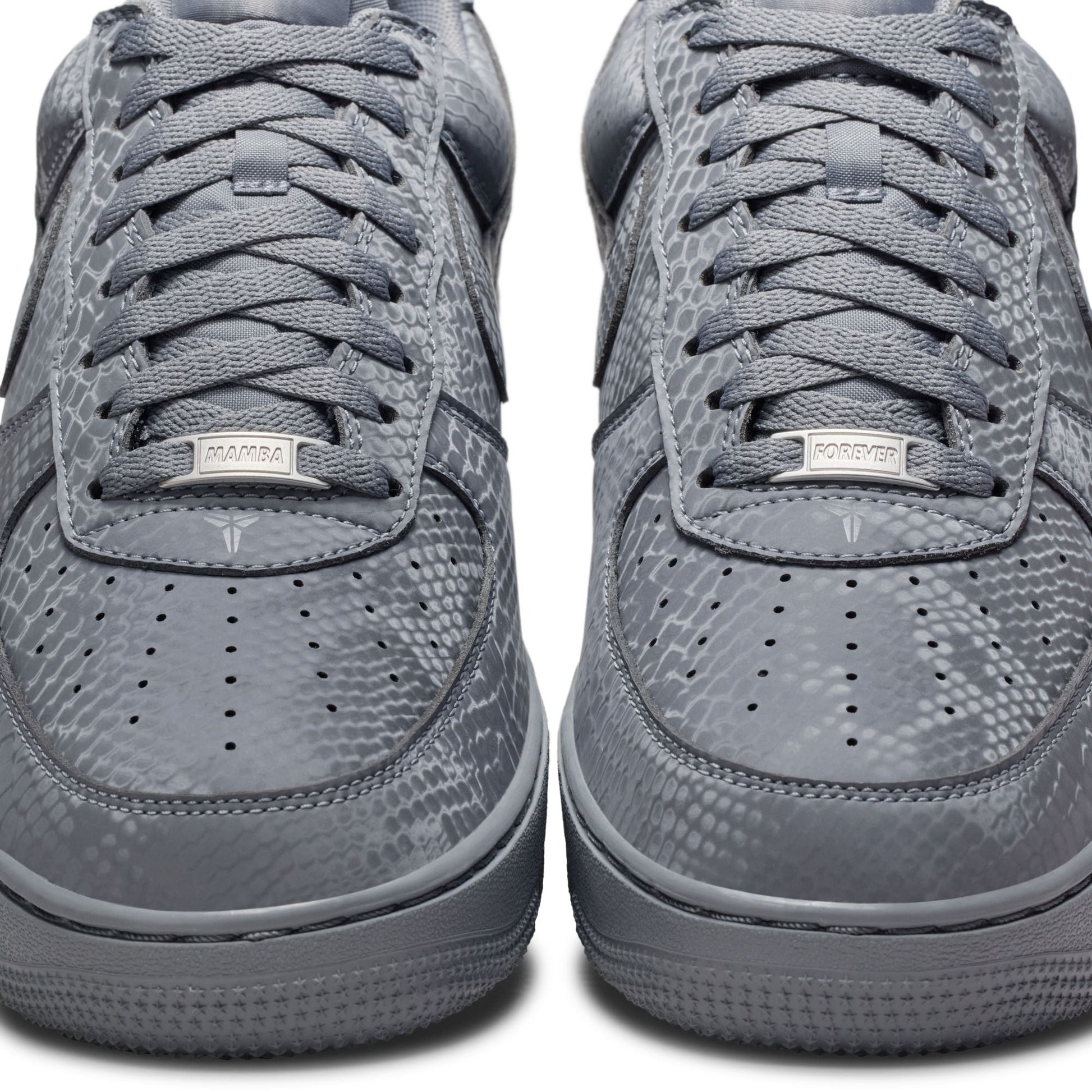 Nike Mens Kobe Air Force 1 Low - Wolf Grey Denim Exchange
