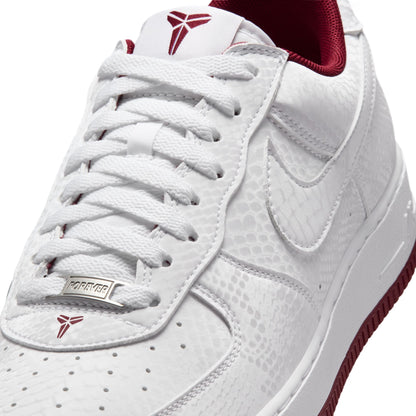 Nike Mens Kobe Air Force 1 Low - White/Team Red Denim Exchange