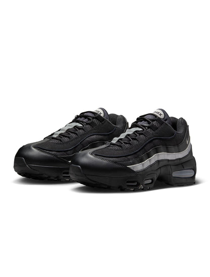 Nike Mens Air Max 95 "Big Bubble" - Black/Metallic Silver Denim Exchange