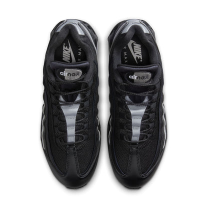 Nike Mens Air Max 95 "Big Bubble" - Black/Metallic Silver Denim Exchange