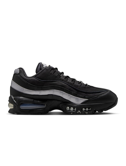 Nike Mens Air Max 95 "Big Bubble" - Black/Metallic Silver Denim Exchange
