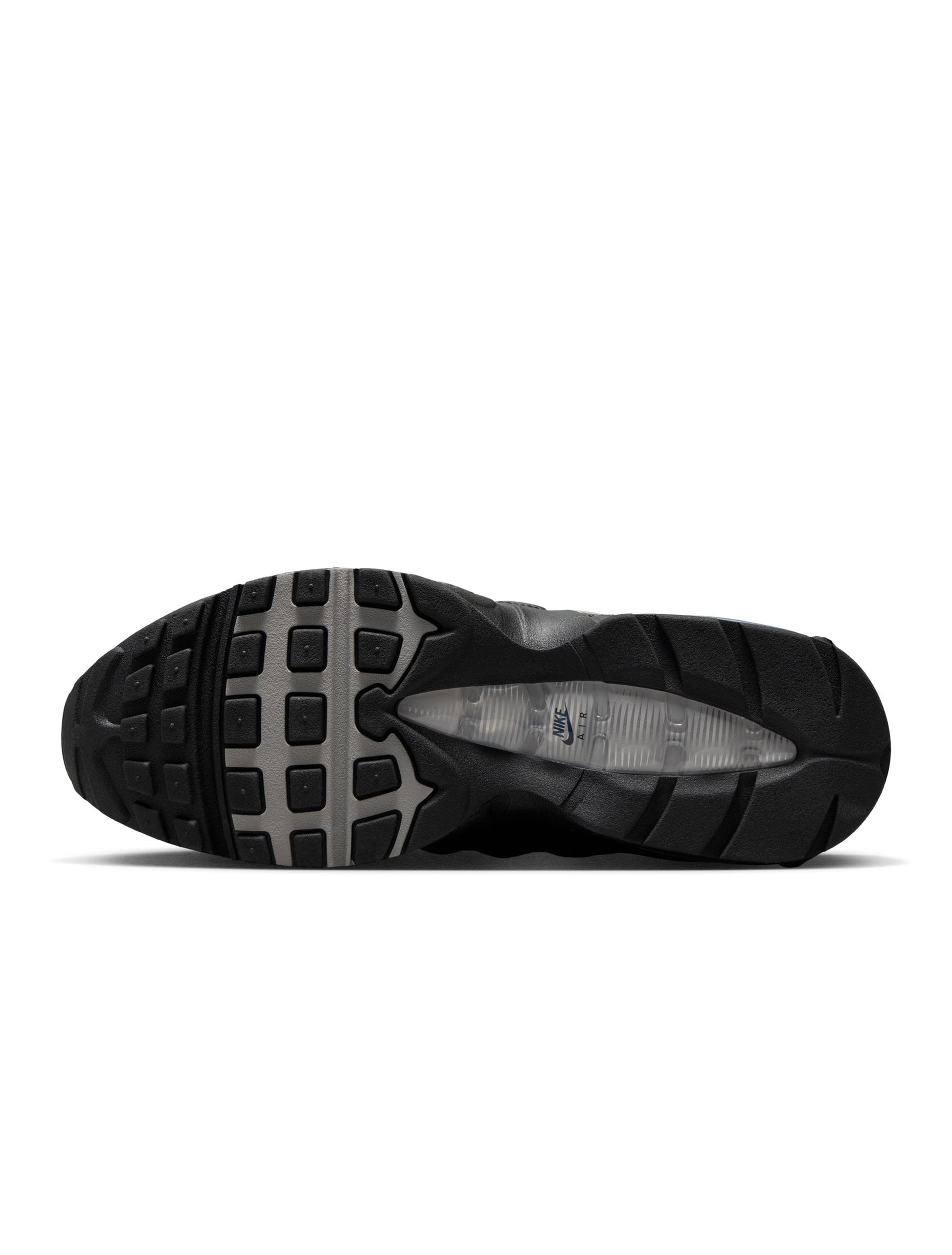 Nike Mens Air Max 95 "Big Bubble" - Black/Metallic Silver Denim Exchange