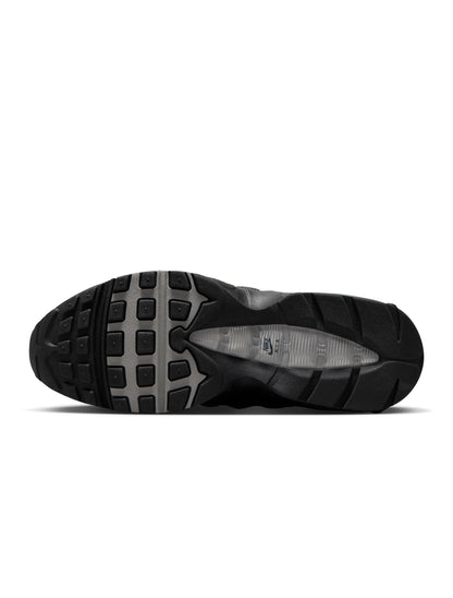 Nike Mens Air Max 95 "Big Bubble" - Black/Metallic Silver Denim Exchange