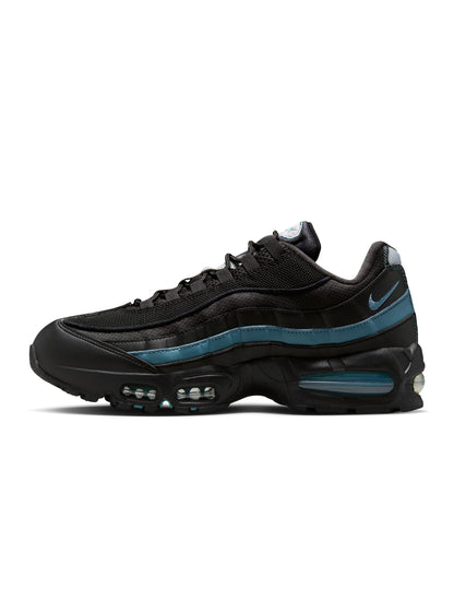 Nike Mens Air Max 95 "Big Bubble" - Black/Smokey Blue Denim Exchange