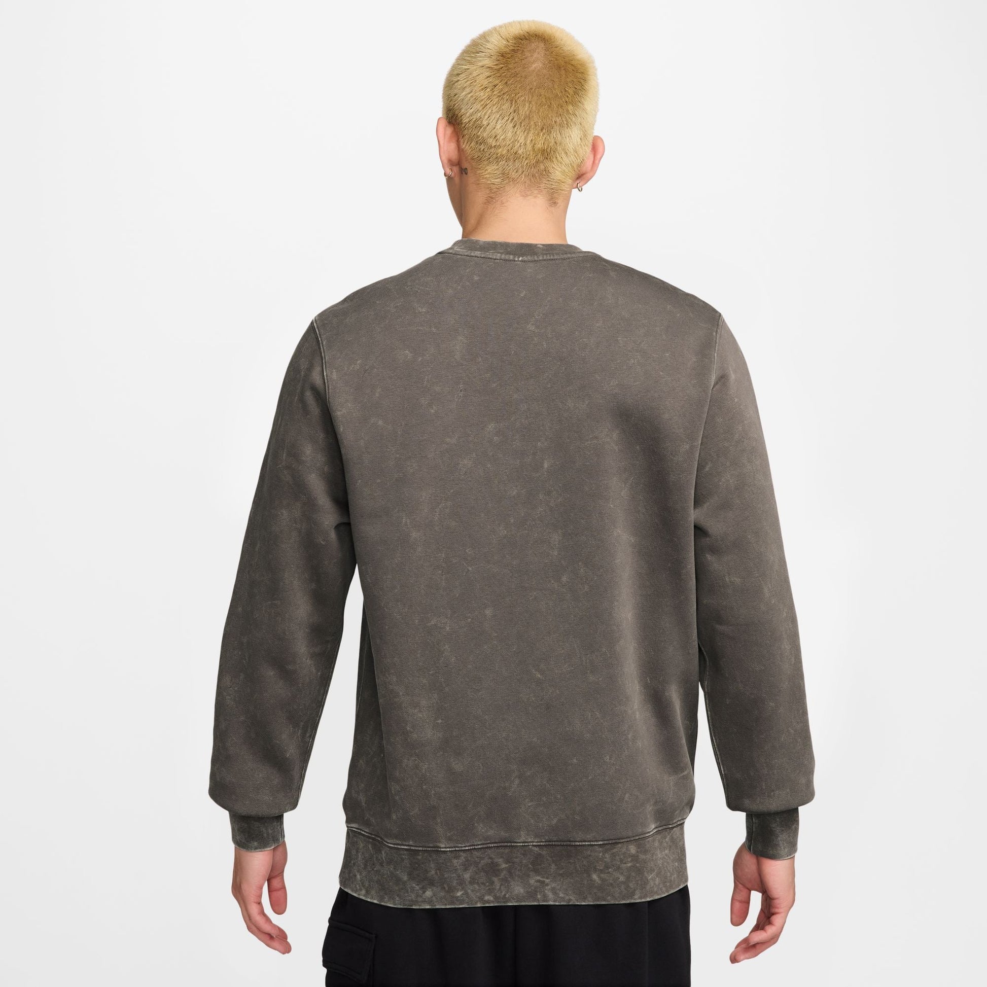 Nike Mens Sportswear Club Fleece Crewneck - Cave Stone Denim Exchange
