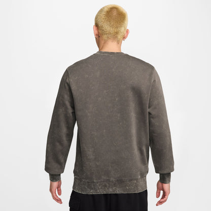 Nike Mens Sportswear Club Fleece Crewneck - Cave Stone Denim Exchange