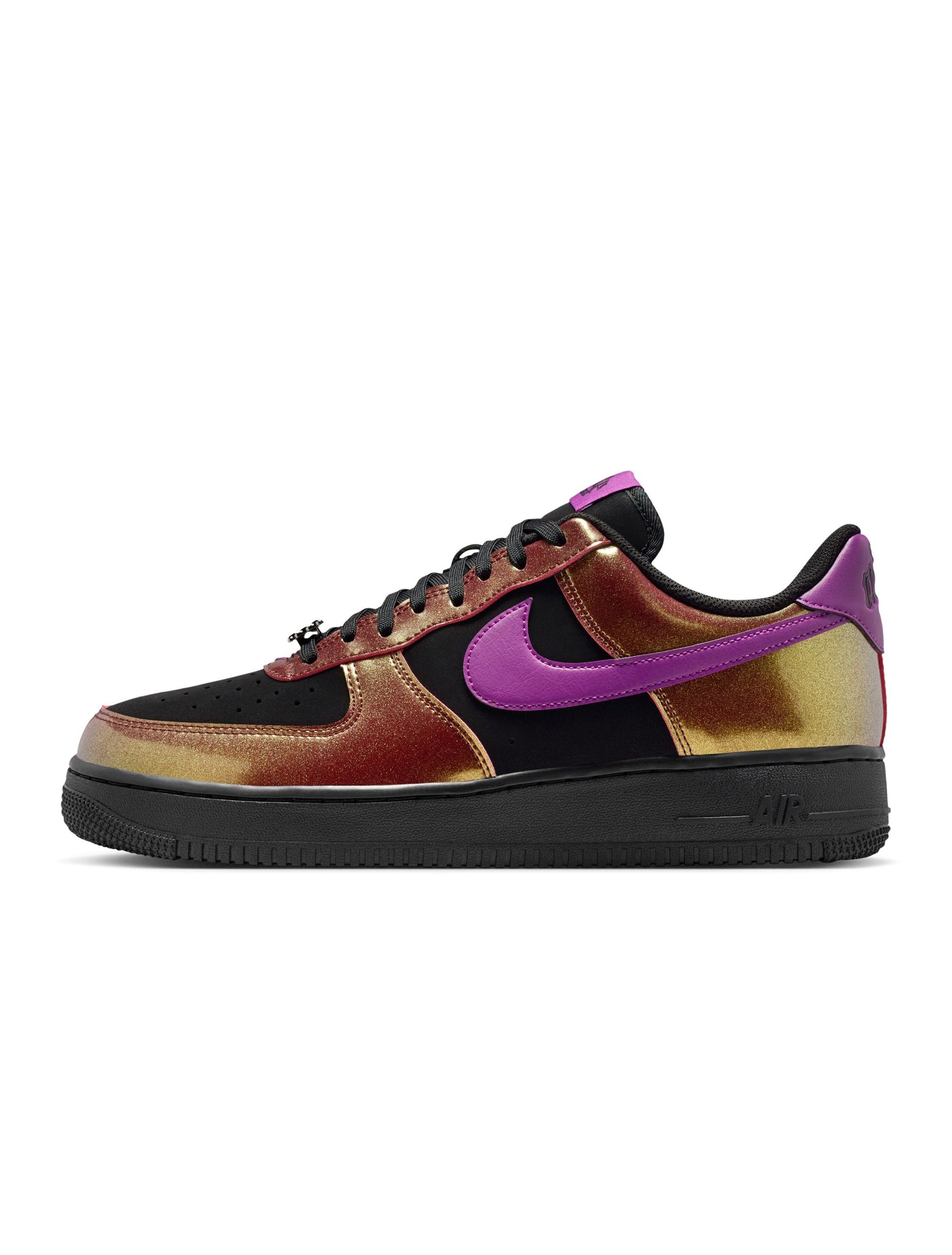 Nike Mens Air Force 1 ’07 Lv8 - Black/Bold Berry Denim Exchange