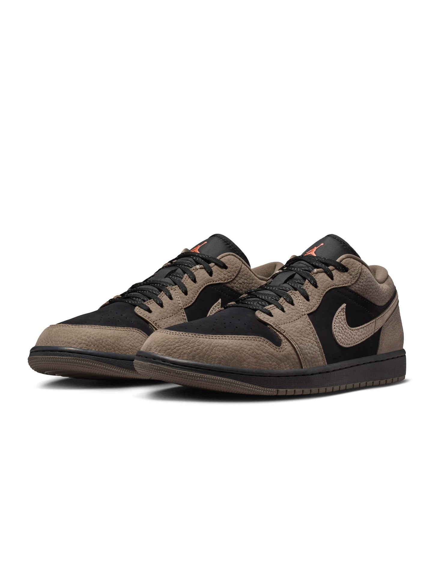 Air Jordan Mens 1 Low SE - Black/Olive Grey Denim Exchange