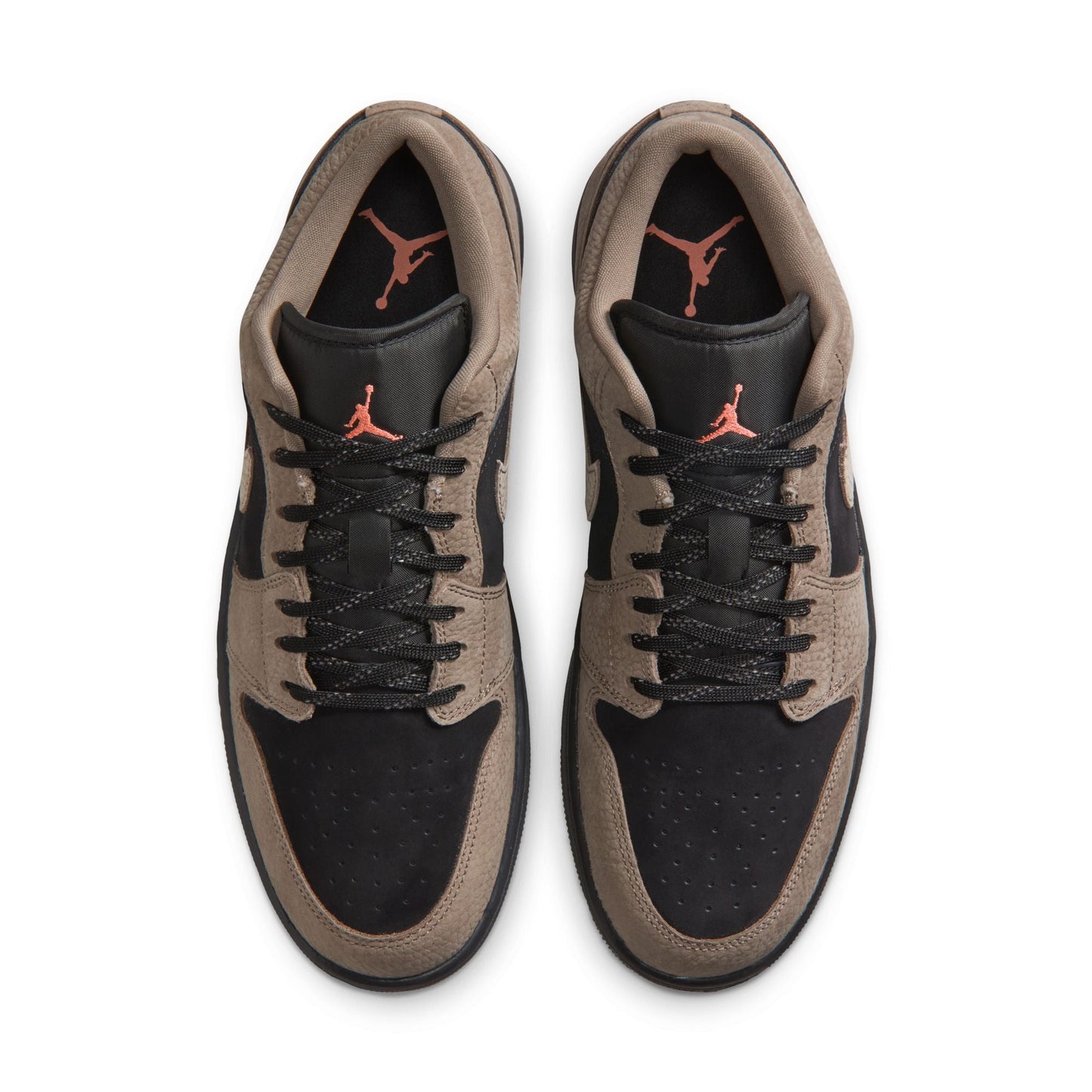 Air Jordan Mens 1 Low SE - Black/Olive Grey Denim Exchange
