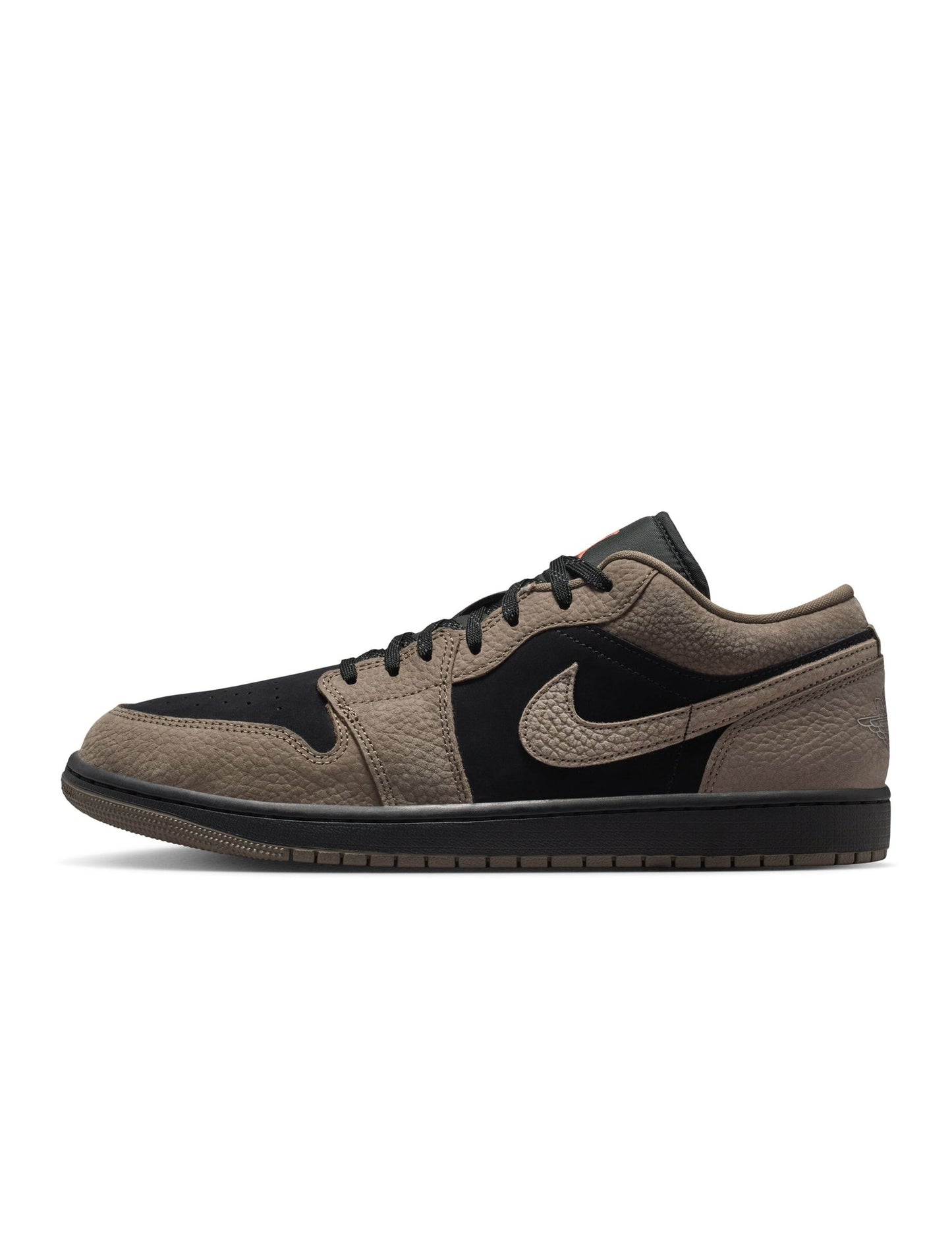 Air Jordan Mens 1 Low SE - Black/Olive Grey Denim Exchange