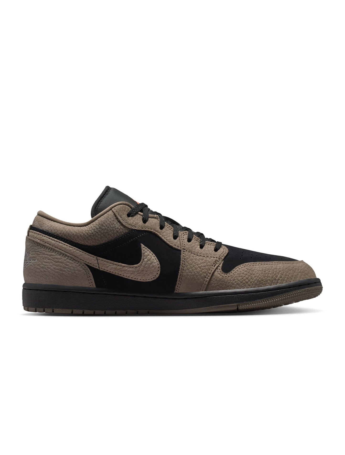 Air Jordan Mens 1 Low SE - Black/Olive Grey Denim Exchange