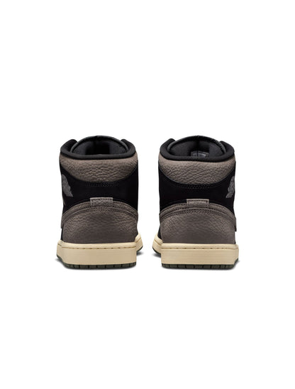 Air Jordan Mens 1 Mid SE - Black/Olive Grey Denim Exchange