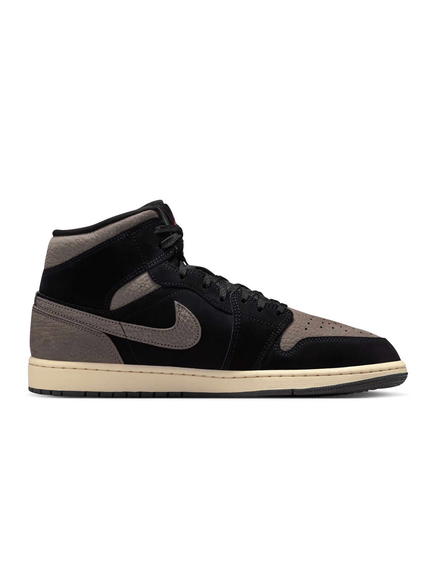 Air Jordan Mens 1 Mid SE - Black/Olive Grey Denim Exchange