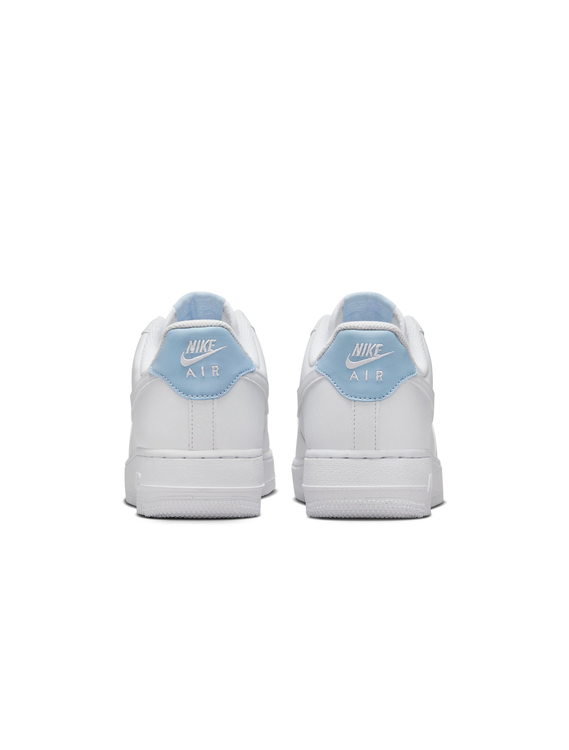 Nike Womens Air Force 1 '07 White/Light Armory Blue Denim Exchange