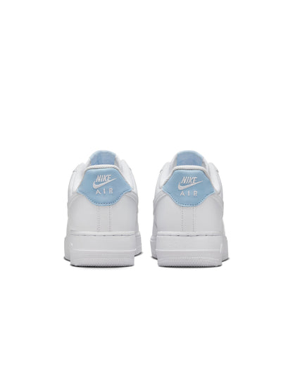 Nike Womens Air Force 1 '07 White/Light Armory Blue Denim Exchange